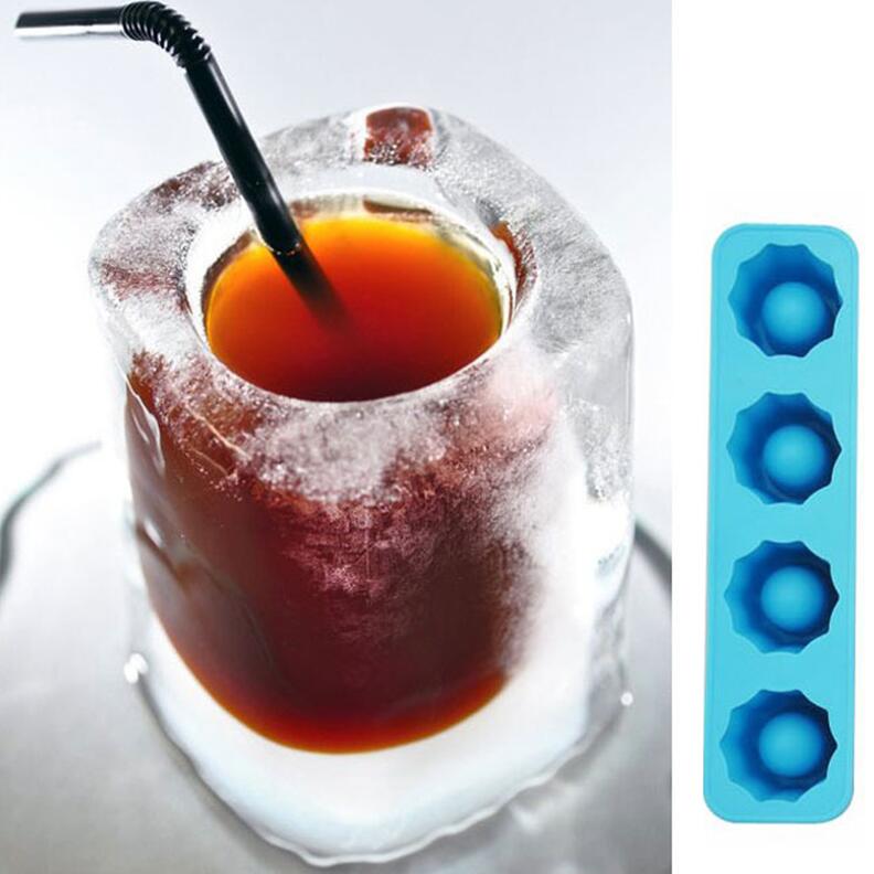 Ice Cube Tray Mold Makes Shot Glasses Ice Mould Novelty Gifts Ice Tray Summer Drinking Tool Ice Shot Glass